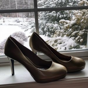 Gold heels